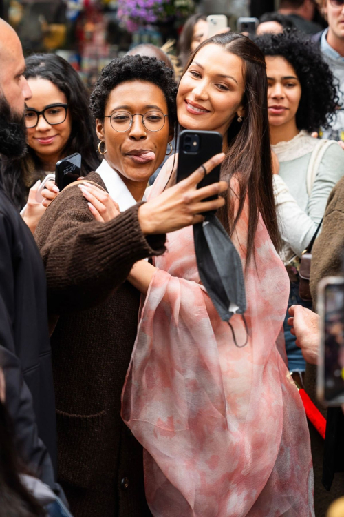 Bella Hadid at Orebella Popup in West Village New York 3