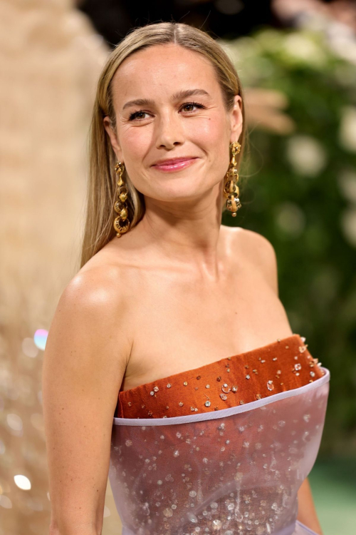 Brie Larson at Met Gala Celebrating Sleeping Beauties in New York 1