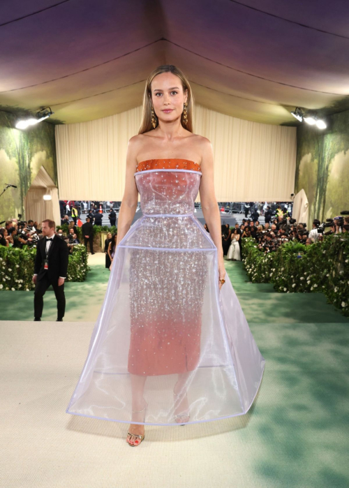 Brie Larson at Met Gala Celebrating Sleeping Beauties in New York 2