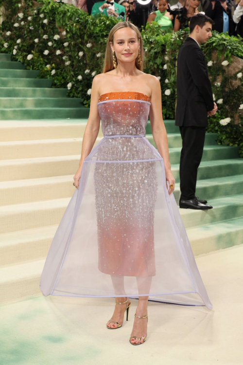 Brie Larson at Met Gala Celebrating Sleeping Beauties in New York 3