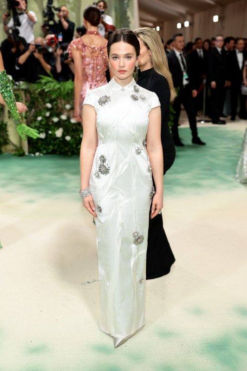 Cailee Spaeny at Met Gala Celebrating Sleeping Beauties in New York 2