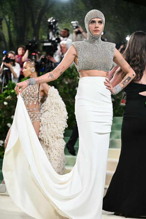 Cara Delevingne at Met Gala Celebrating Sleeping Beauties in New York 2