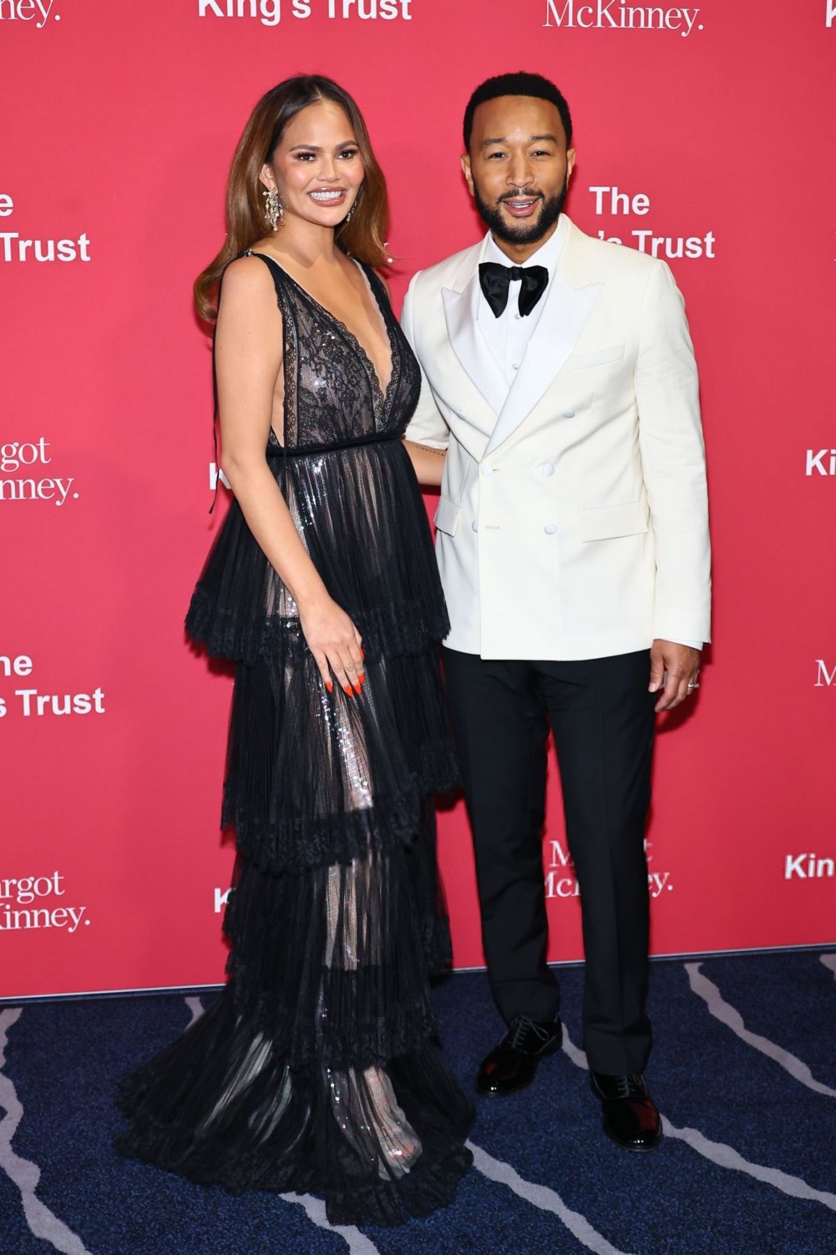 Chrissy Teigen and John Legend at King’s Trust Global Gala in New York