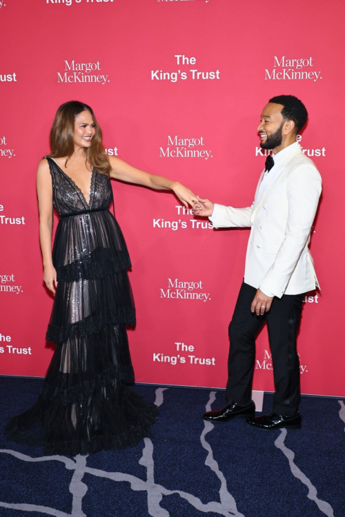 Chrissy Teigen and John Legend at King’s Trust Global Gala in New York 6