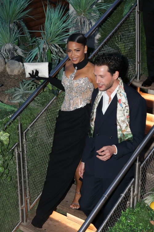 Christina Milian Arrives at Private Party at Mome Beach in Cannes 2