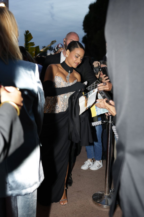 Christina Milian Arrives at Private Party at Mome Beach in Cannes 6