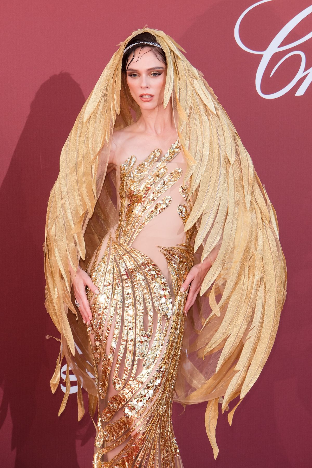 Coco Rocha at amfAR Gala at 77th Cannes Film Festival