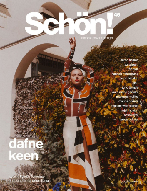 Dafne Keen for Schon Magazine April 2024 Photoshoot