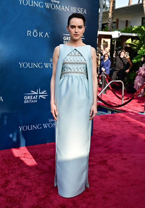 Daisy Ridley at Young Woman and The Sea Premiere at Hollywood Roosevelt Hotel in Hollywood 1