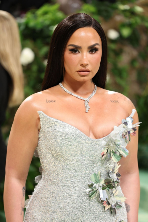 Demi Lovato at Met Gala Celebrating Sleeping Beauties in New York 1