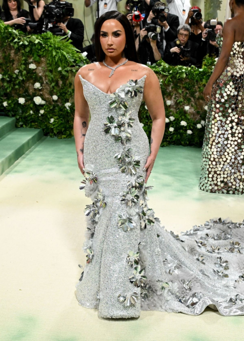 Demi Lovato at Met Gala Celebrating Sleeping Beauties in New York 8