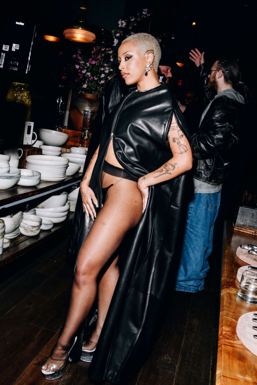 Doja Cat at Monse Maison Pre-Met Cocktail Celebration in New York