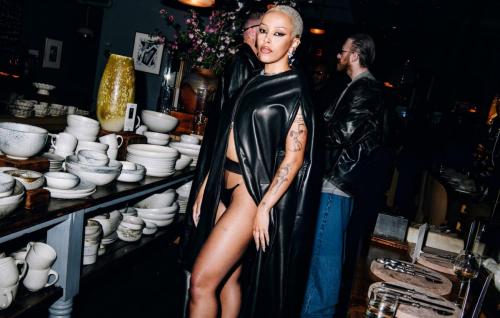 Doja Cat at Monse Maison Pre-Met Cocktail Celebration in New York 1