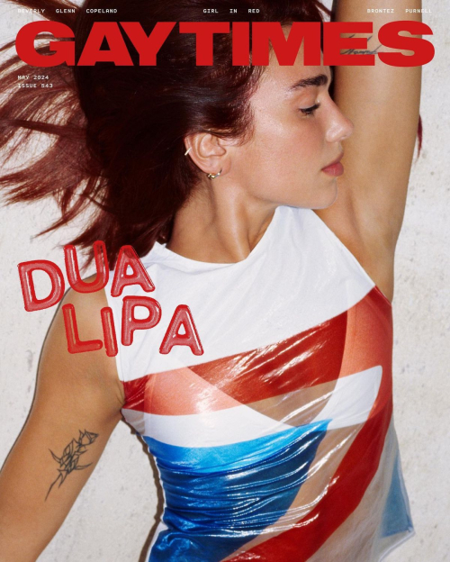 Dua Lipa for GAYTIMES Magazine May 2024