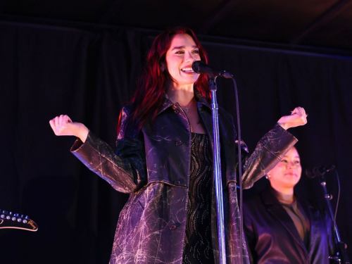 Dua Lipa Performs at Times Square Surprise Pop-up for New Album 2