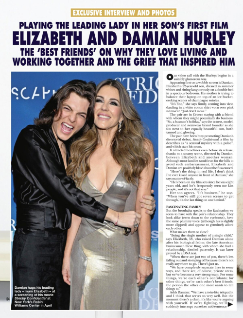 Elizabeth Hurley in Hello! UK, May 2024 10