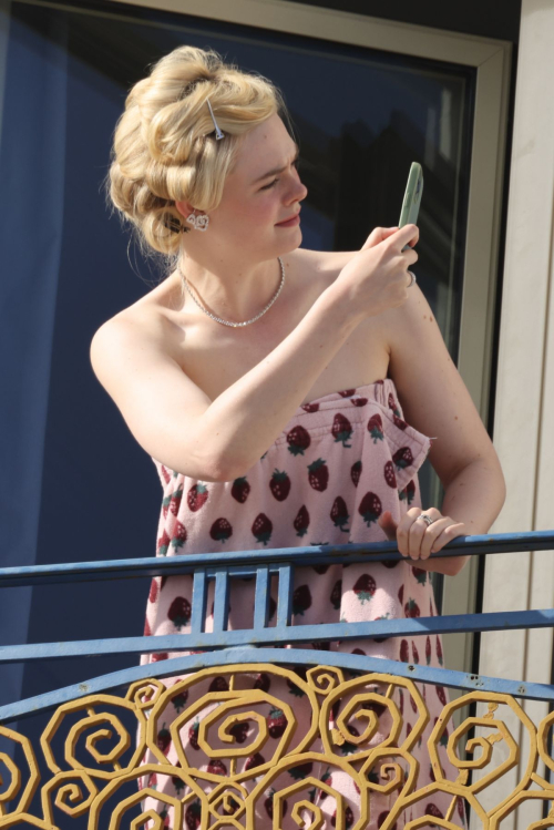 Ella Fanning at Photoshoot at Martinez Hotel in Cannes May 2024 3