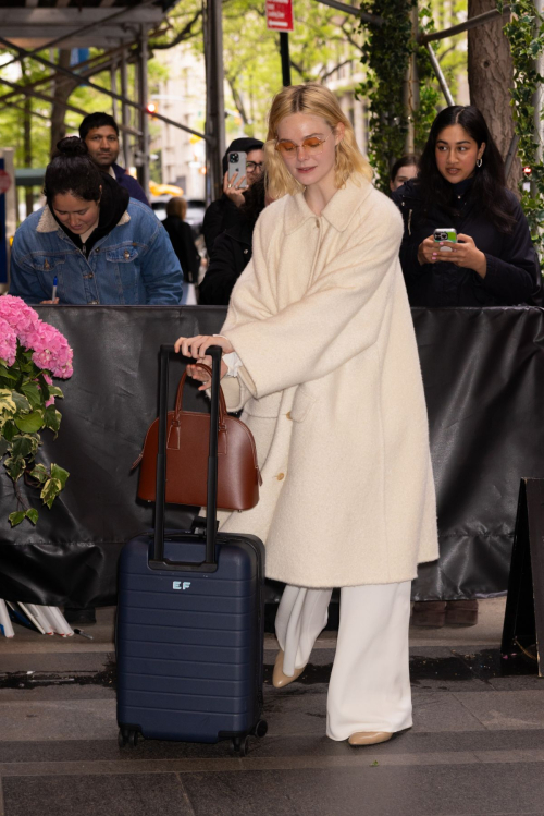 Elle Fanning Arrives at Carlyle Hotel in New York 6