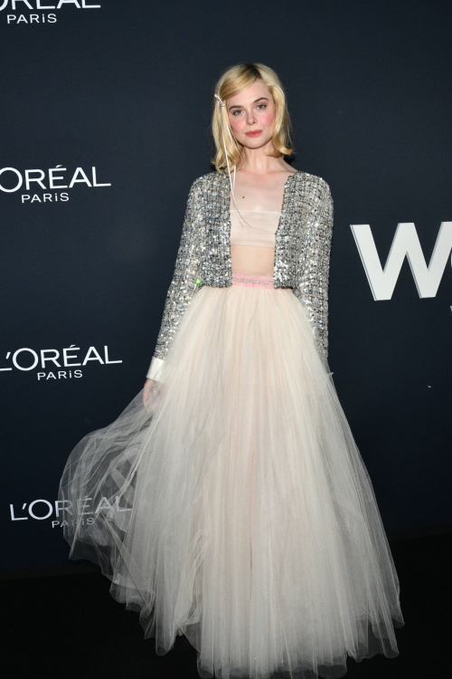 Elle Fanning at L'oreal Paris Lights on Women Awards in Cannes