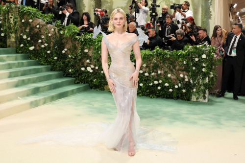 Elle Fanning at Met Gala Celebrating Sleeping Beauties in New York 2