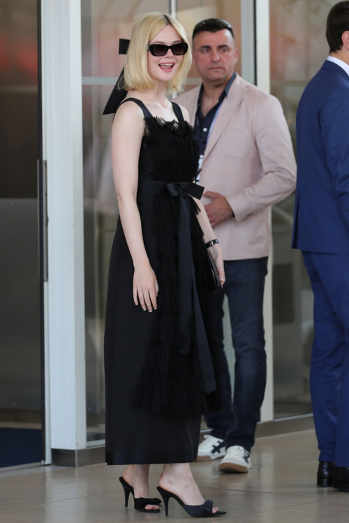 Elle Fanning Leaves Hotel Martinez in Cannes 5