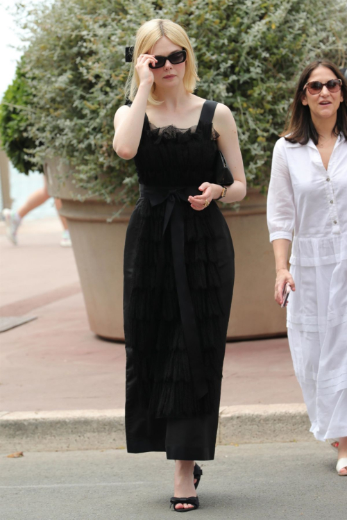 Elle Fanning Leaves Hotel Martinez in Cannes 6