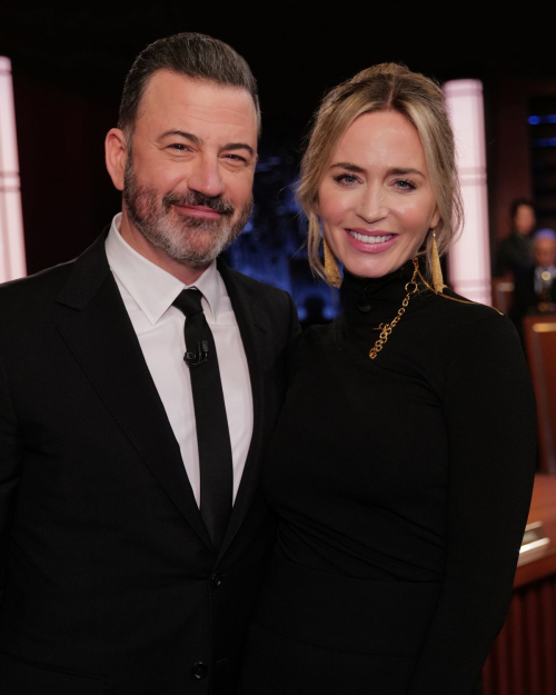 Emily Blunt at Jimmy Kimmel Live 4