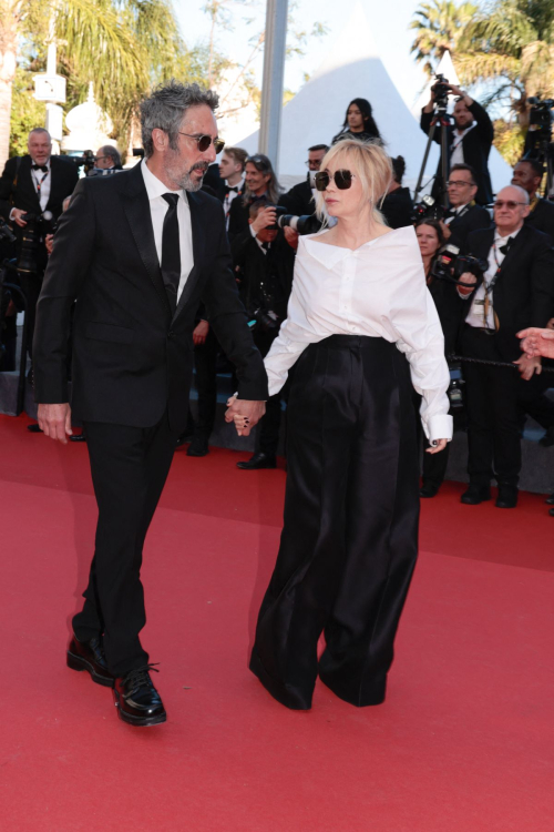 Emmanuelle Beart at Marcello Mio Premiere at 77th Cannes Film Festival 5