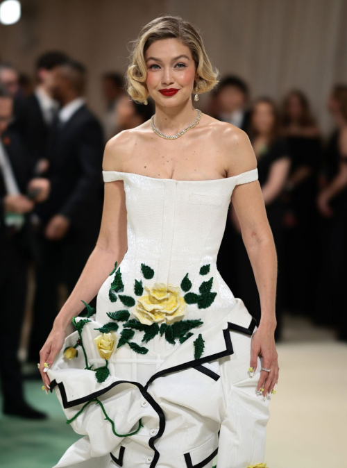 Gigi Hadid at Met Gala Celebrating Sleeping Beauties in New York