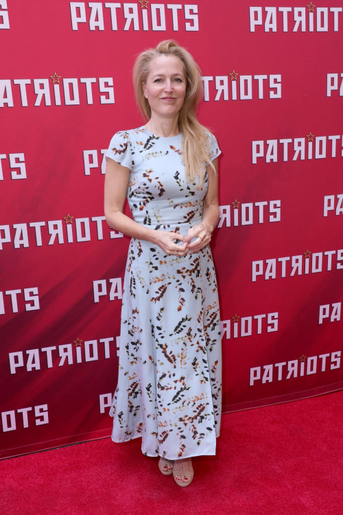 Gillian Anderson at Patriots Broadway Opening in New York 4