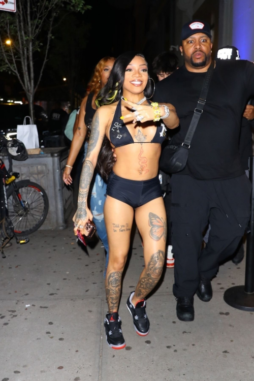 Glorilla Arrives at Slate for Hot Girl Summer Tour Official Afterparty in New York 4