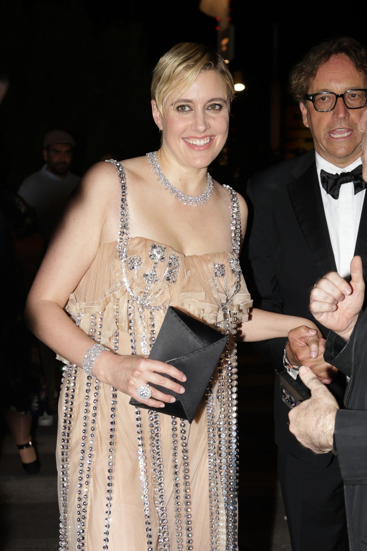 Greta Gerwig Arrives at Furiosa: A Mad Max Saga Afterparty in Cannes