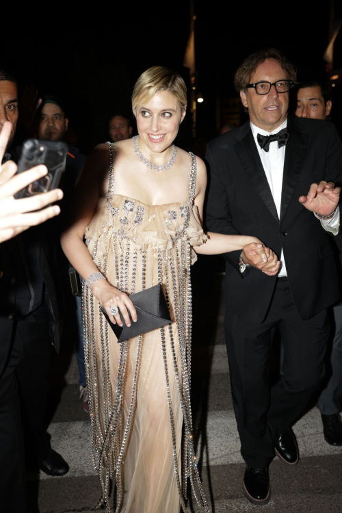 Greta Gerwig Arrives at Furiosa: A Mad Max Saga Afterparty in Cannes 6