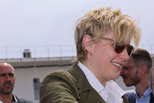 Greta Gerwig Arrives at Nice Airport 77th Cannes Film Festival 3