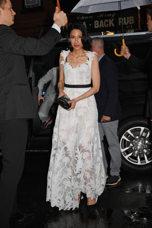 Huma Abedin at Anna Wintour’s Pre-Met Dinner in New York