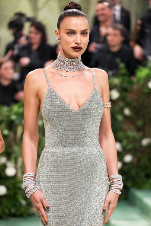 Irina Shayk at Met Gala Celebrating Sleeping Beauties in New York 2