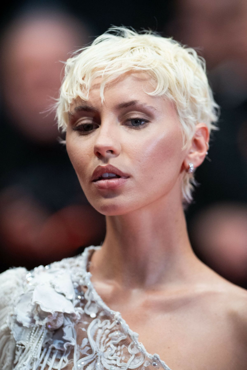 Iris Law at The Shrouds Premiere at 77th Cannes Film Festival 2