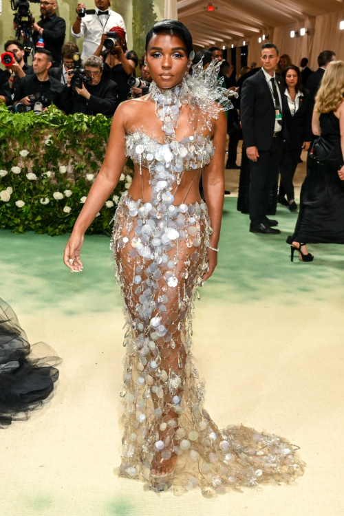 Janelle Monae at Met Gala Sleeping Beauties Celebration in New York