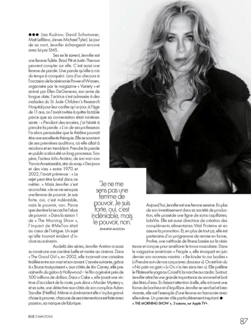 Jennifer Aniston in Elle Magazine France May 2024 1