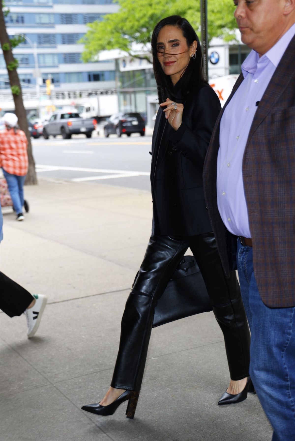 Jennifer Connelly at CBS Studios Promoting Dark Matter in New York