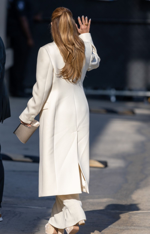 Jennifer Lopez Arrives at Jimmy Kimmel Live in Hollywood 5