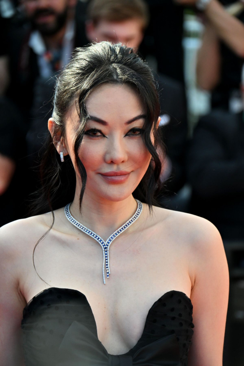 Jessica Wang at Emilia Perez Premiere at 77th Cannes Film Festival 1