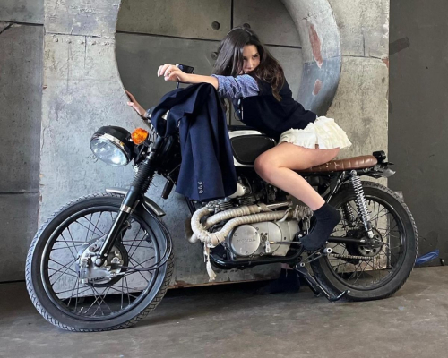 Jules LeBlanc for Miu Miu May 2024 Photoshoot 2