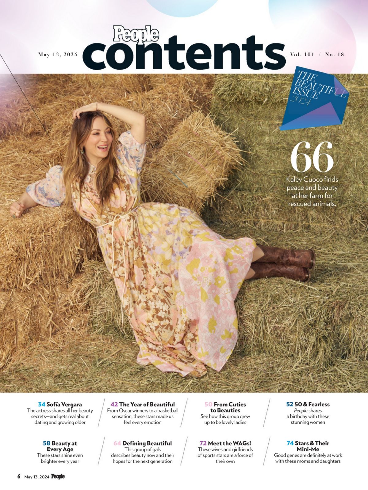 Kaley Cuoco in People Magazine The Beautiful Issue 2024 Photoshoot