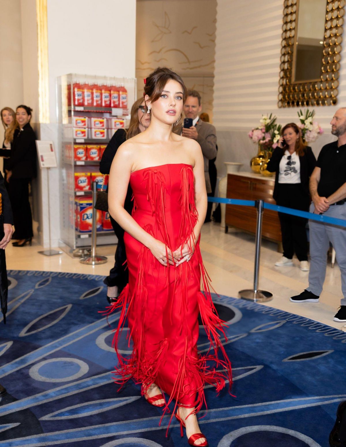 Katherine Langford at Hotel Martinez at 77th Cannes Film Festival