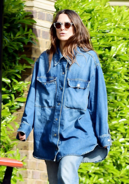 Keira Knightley in Double Denim Out in London 4