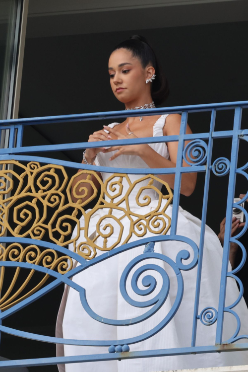 Lena Mahfouf at Photoshoot at Martinez Hotel at 77th Cannes Film Festival May 2024