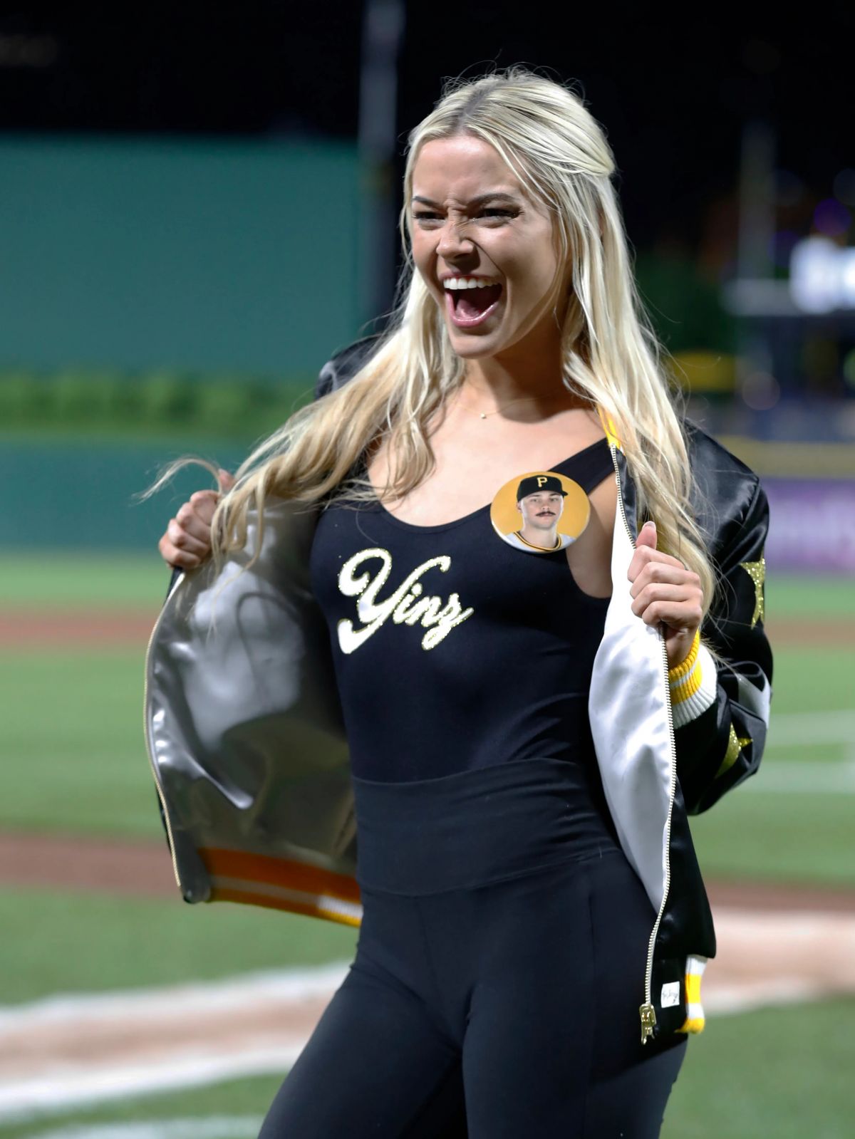 Livvy Dunne Chicago Cubs vs Pittsburgh Pirates Game PNC Park Pittsburgh