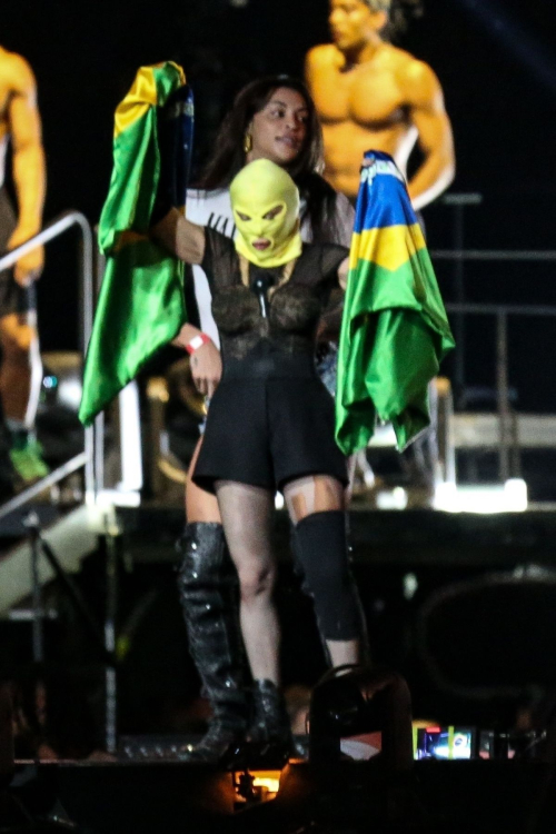 Madonna Sound Check Rehearsal Ahead of Show in Rio de Janeiro 1