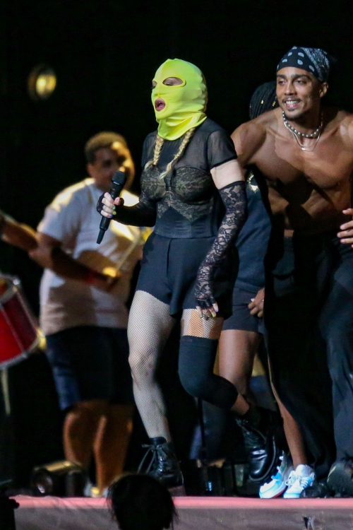 Madonna Sound Check Rehearsal Ahead of Show in Rio de Janeiro 3